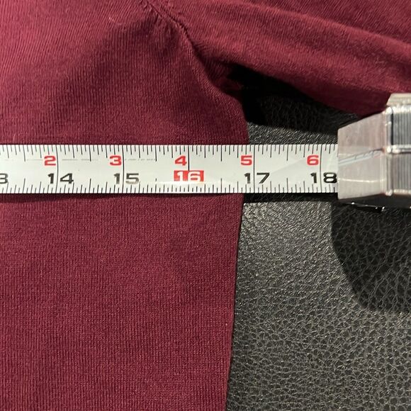 Burgundy Grommet Tunic Sweater by INC International Concepts Size M - NWT - Picture 8 of 9